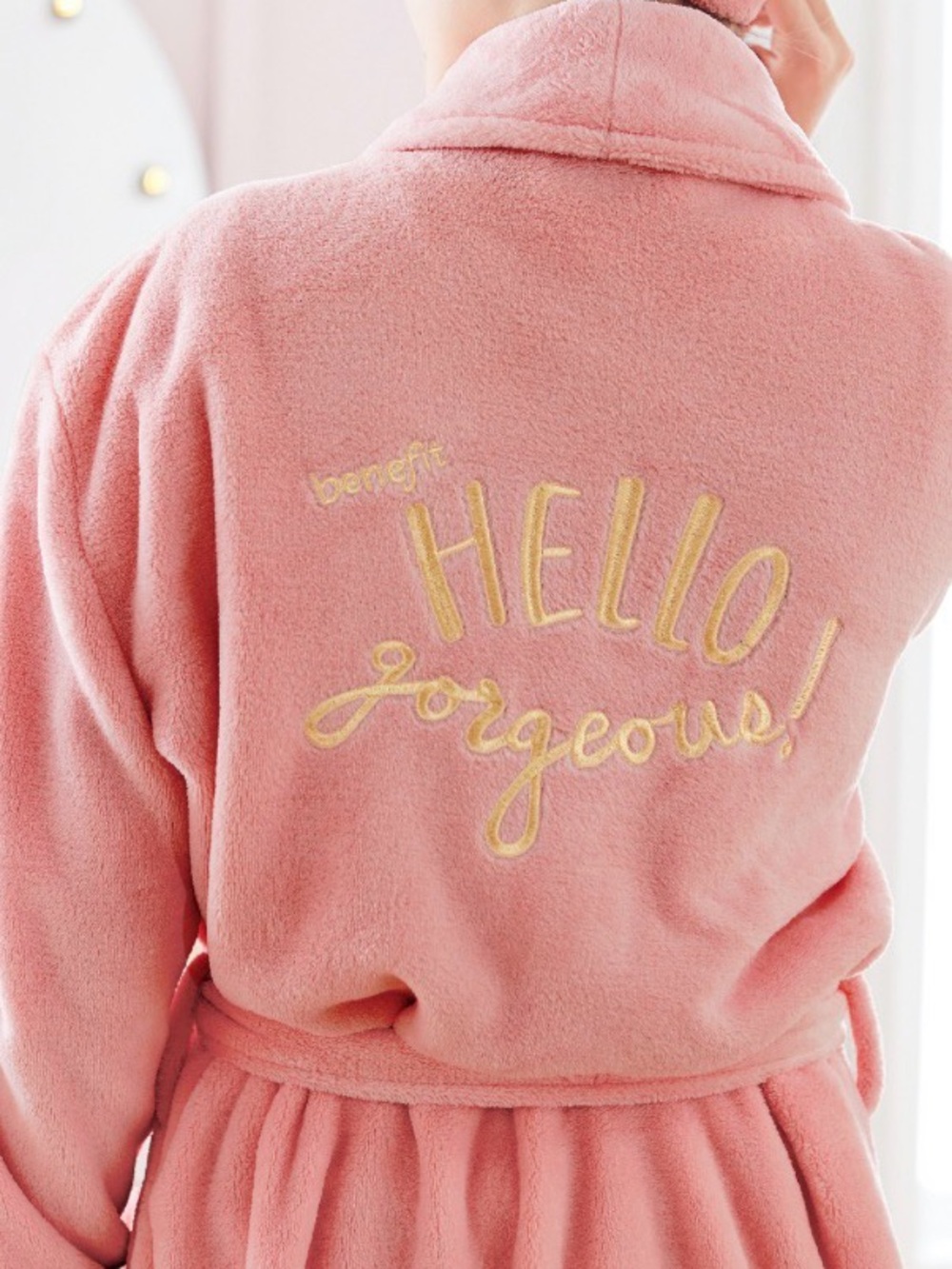 Girls' One Size Plush Pink Bathrobe Robe - Soft Cozy Hooded Wrap